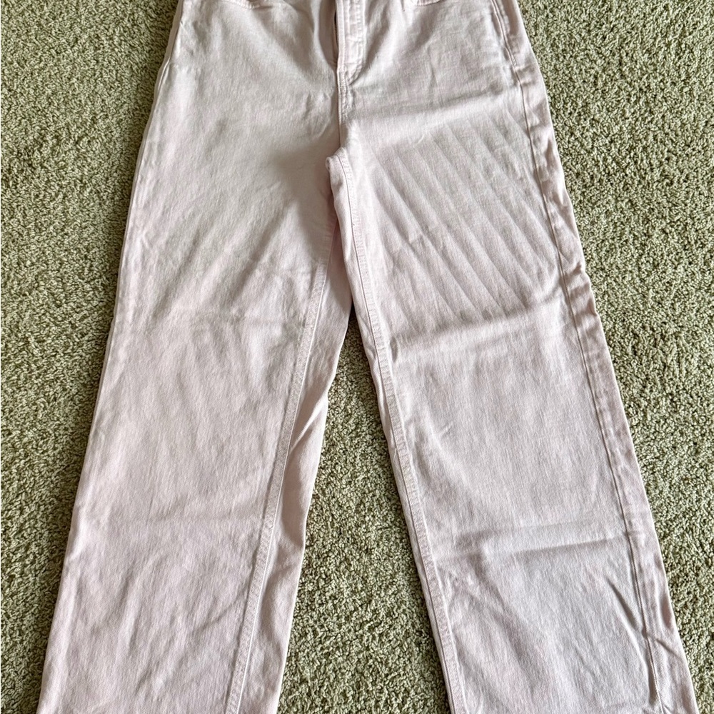 Old Navy Light Pink WOW Wide Leg Jeans